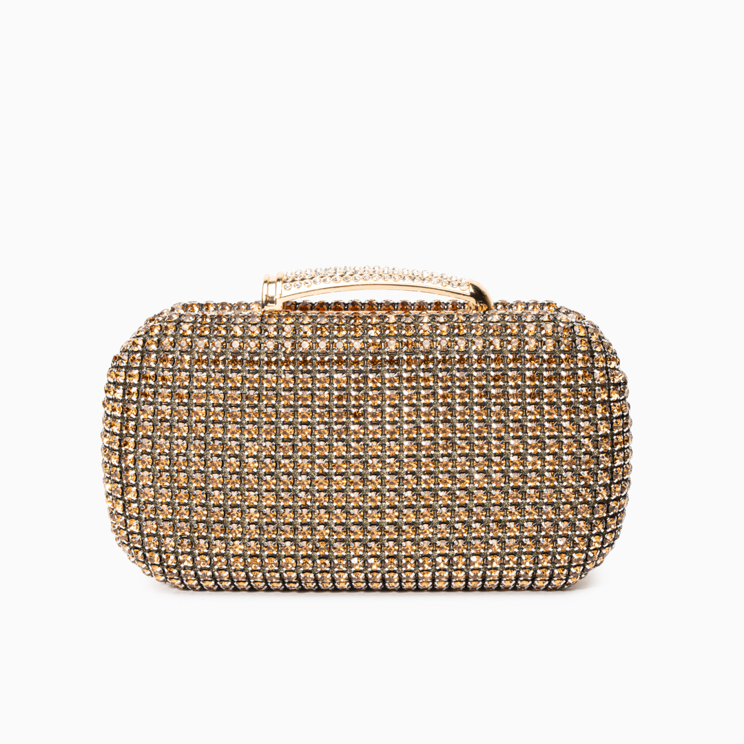 Noir Crystal Clutch – FIORENE