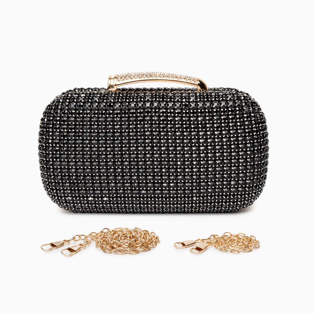 Blue Crystal Gleam Clutch – FIORENE
