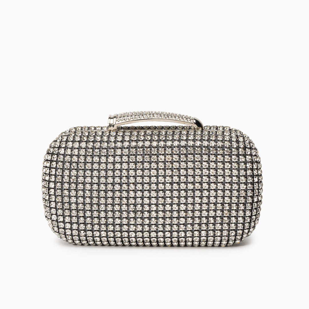 Blue Crystal Gleam Clutch – FIORENE