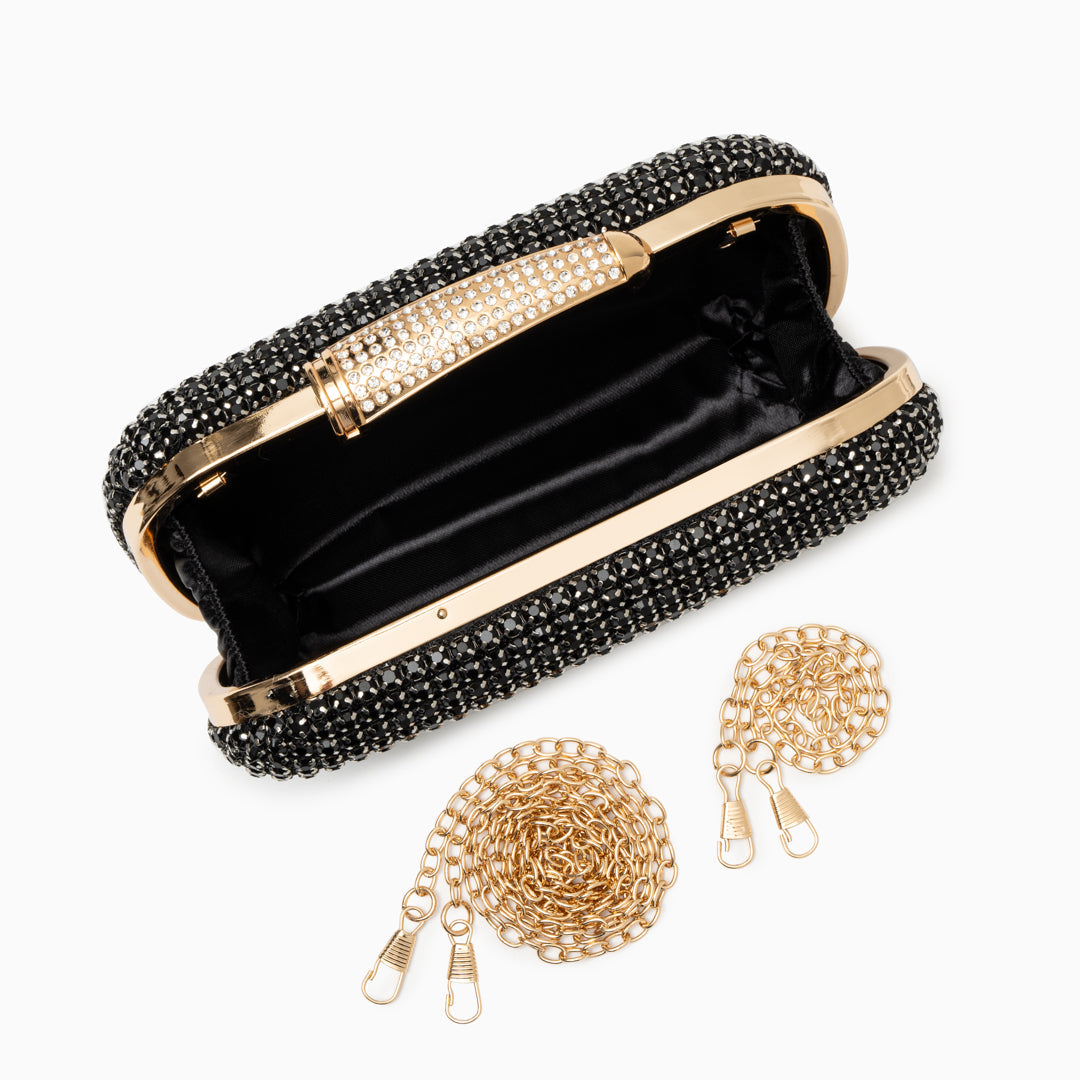 Blue Crystal Gleam Clutch – FIORENE