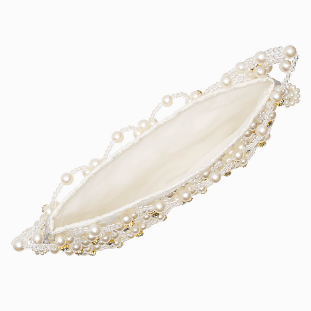 Pearl Blossom Shoulder Bag - FIORENE