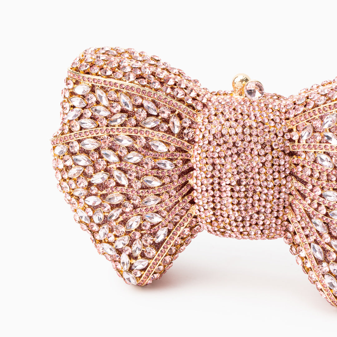 Diamond Bloom Bow Clutch – FIORENE