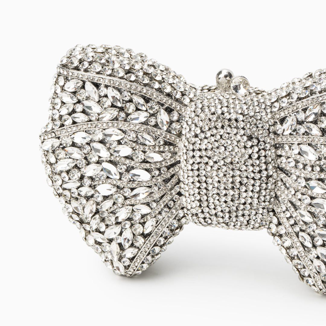 Fiorette Crystal Bow Clutch – FIORENE