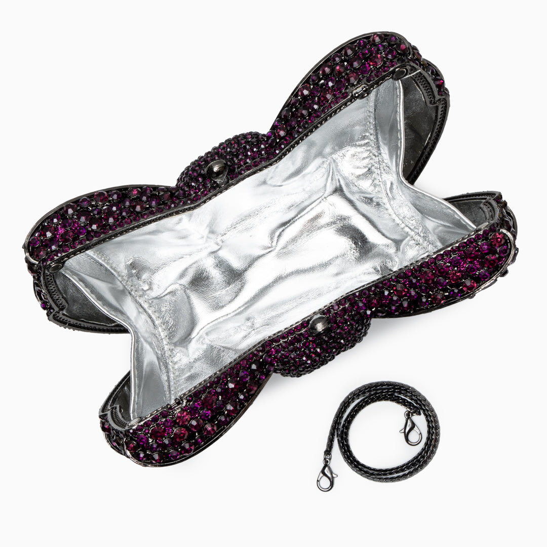 Diamond Bloom Bow Clutch – FIORENE