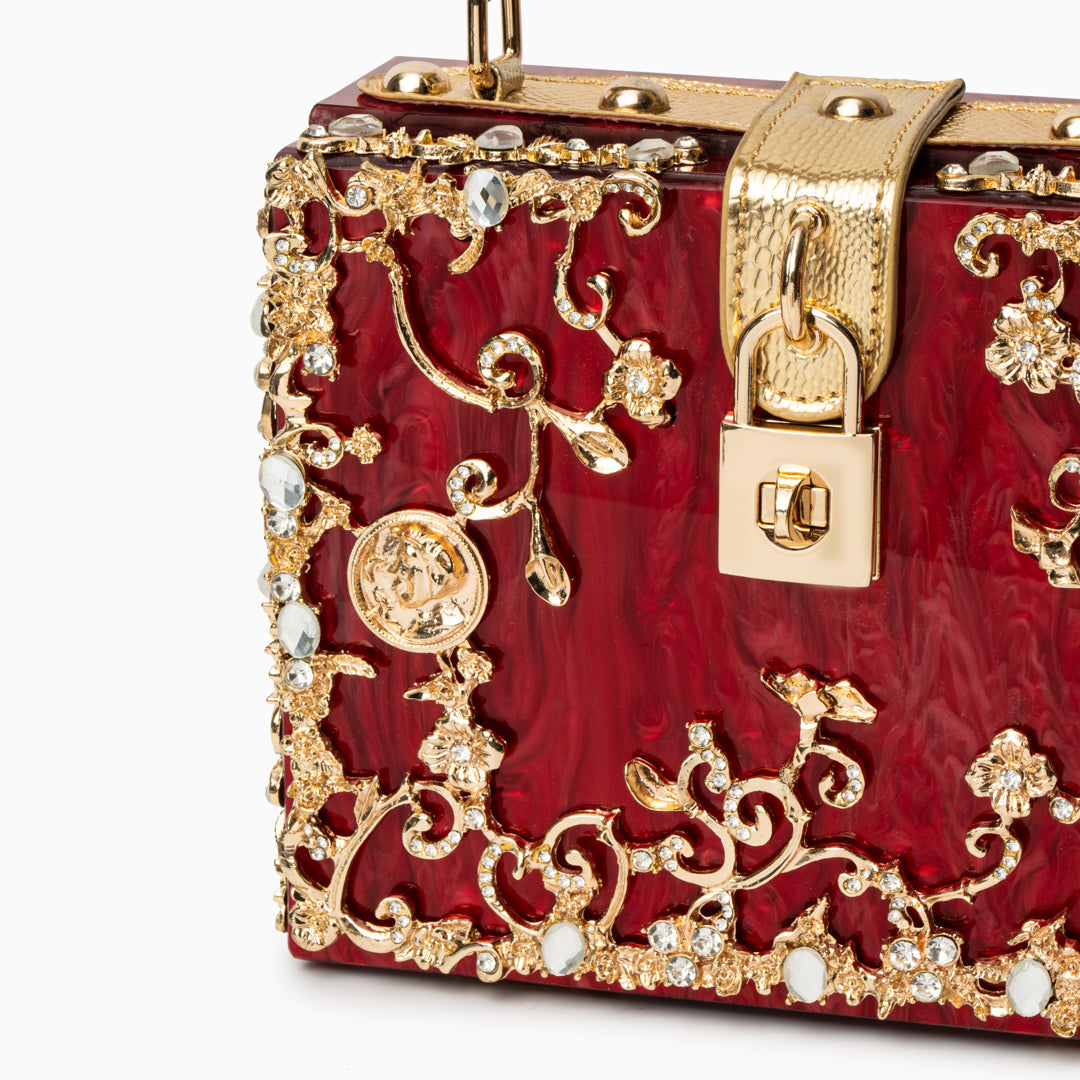 Aqua Baroque Bloom Handbag – FIORENE