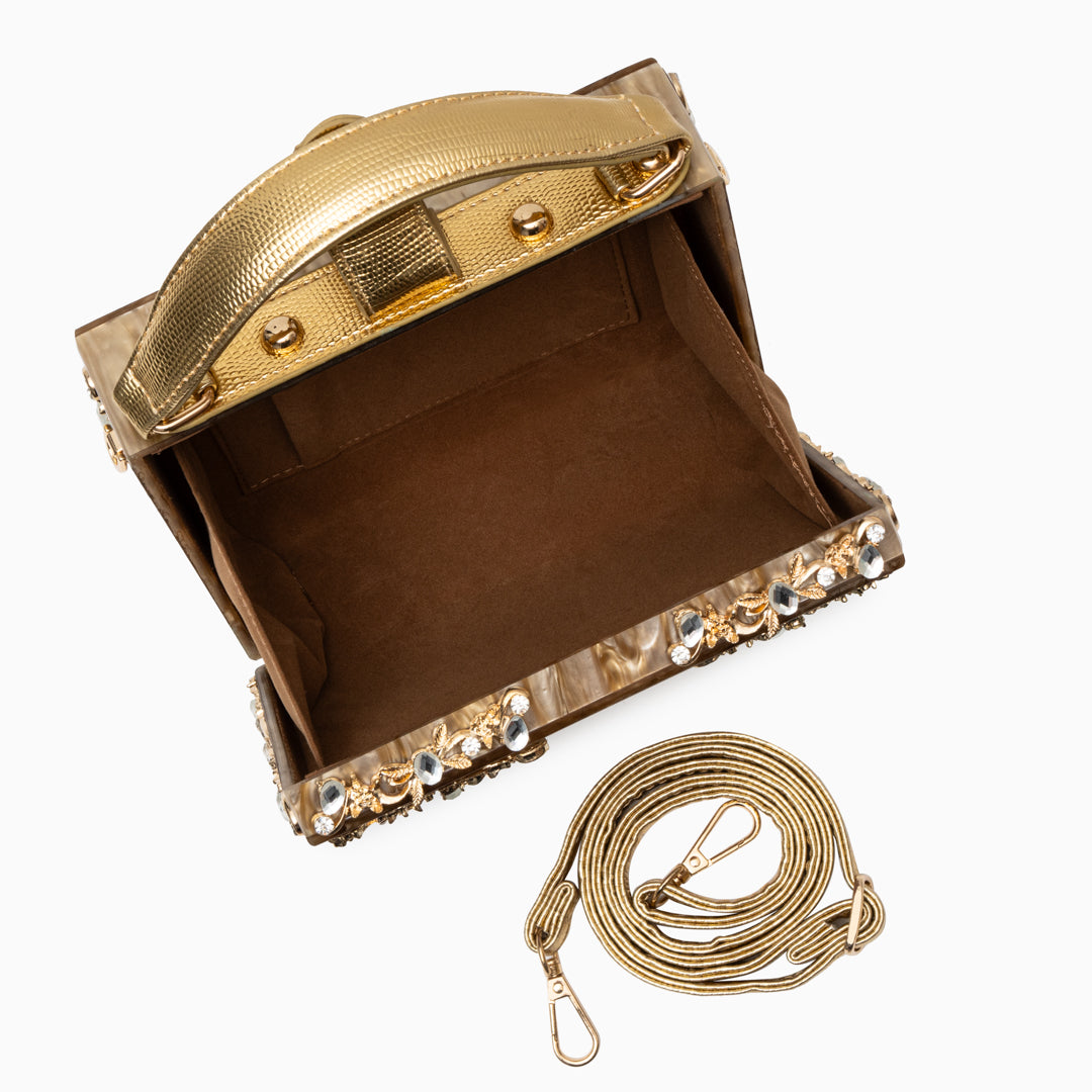Aqua Baroque Bloom Handbag – FIORENE