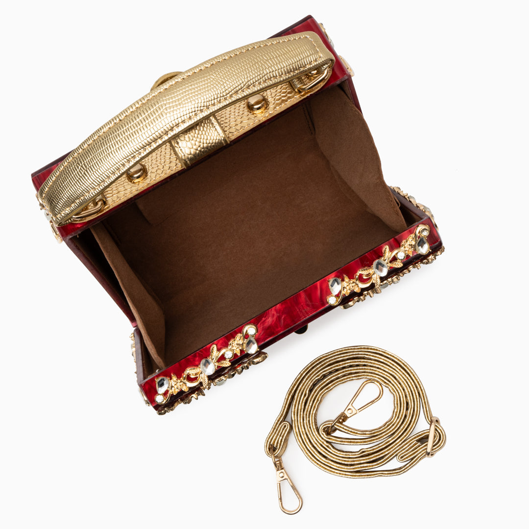 Aqua Baroque Bloom Handbag – FIORENE
