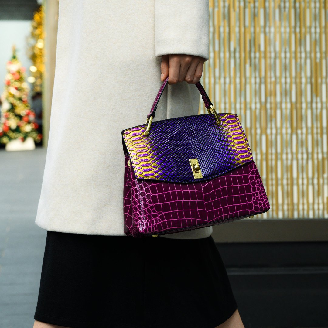 Ametrine Luxe Shoulder Bag – FIORENE