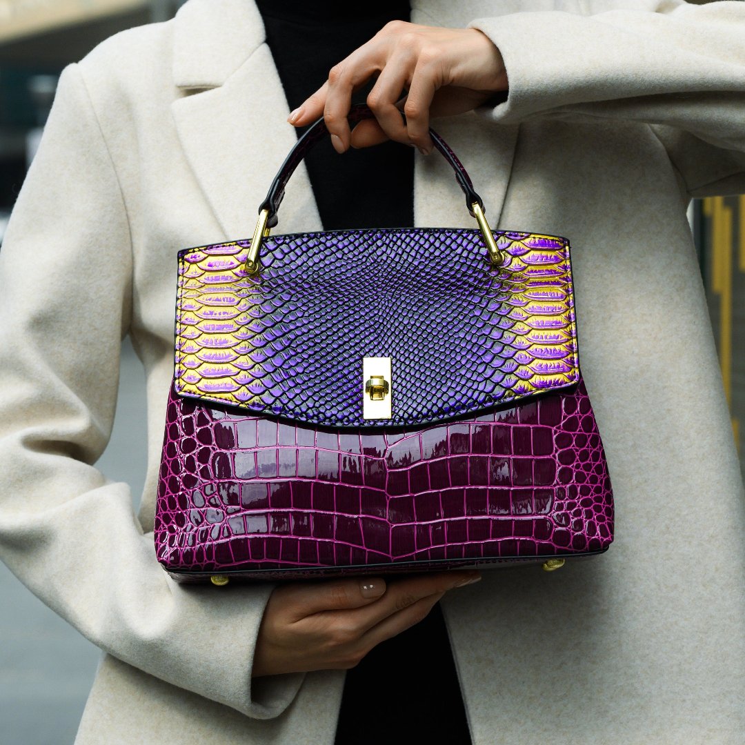 Ametrine Luxe Shoulder Bag – FIORENE