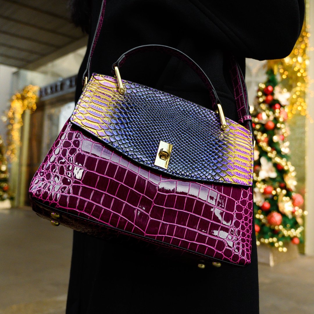 Ametrine Luxe Shoulder Bag – FIORENE