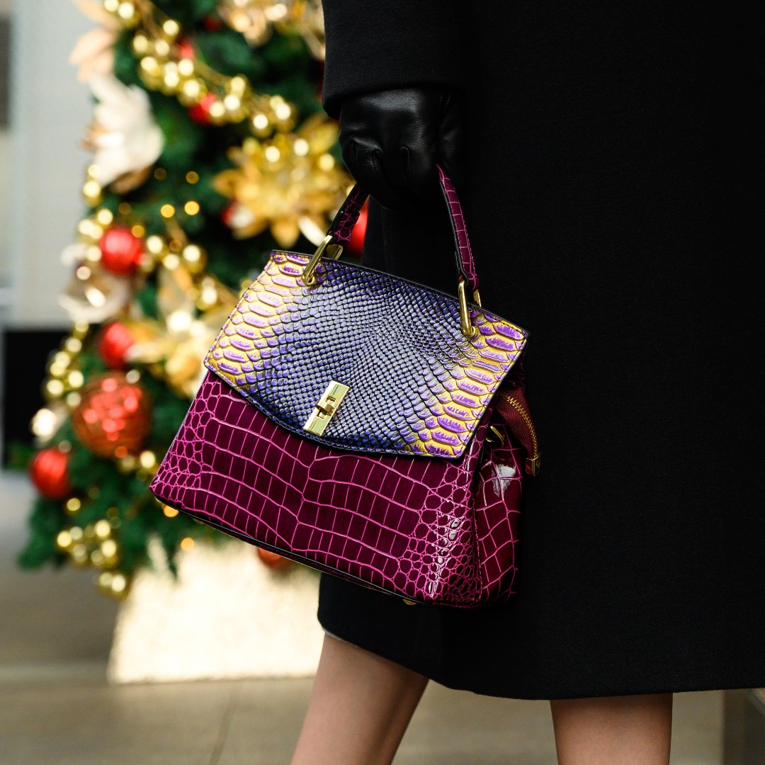 Ametrine Luxe Shoulder Bag – FIORENE