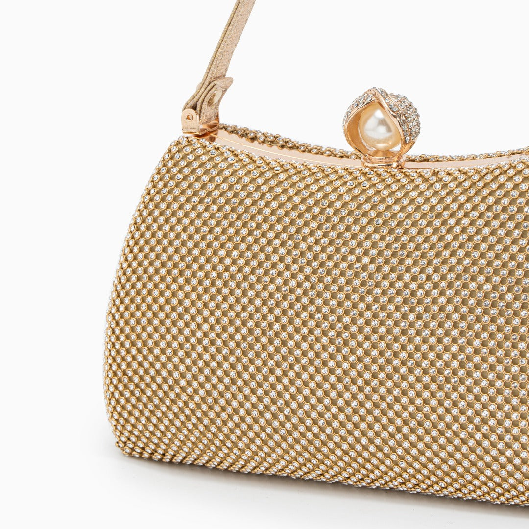 Silver Symphony Pearl Clutch – FIORENE