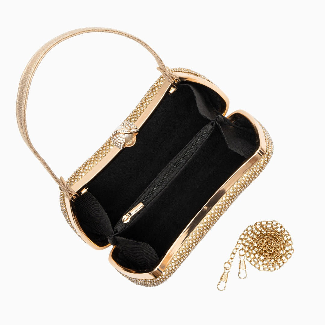 Silver Symphony Pearl Clutch – FIORENE