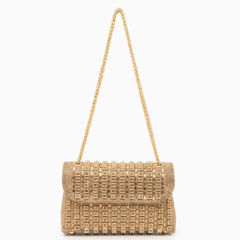 Azure Crystal Crossbody Bag – FIORENE