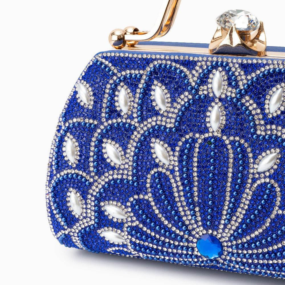 Deco Petal Crystal Clutch – FIORENE