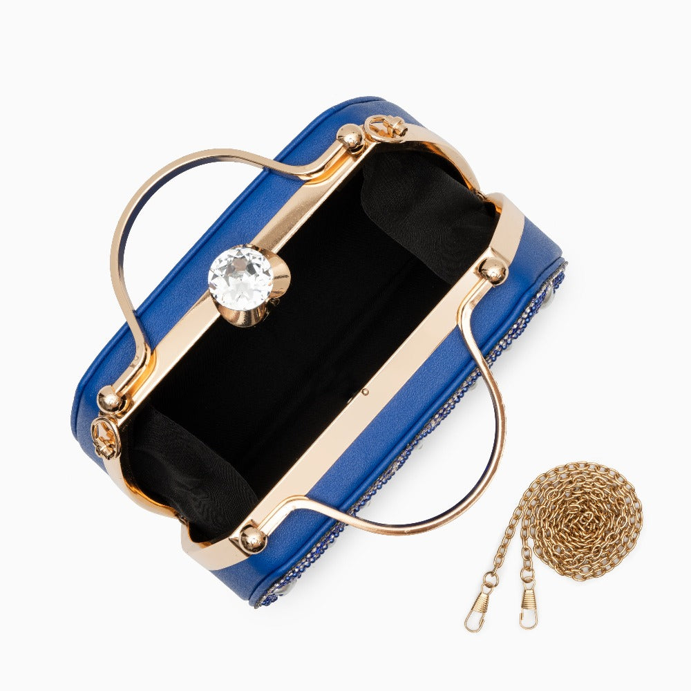 Deco Petal Crystal Clutch – FIORENE