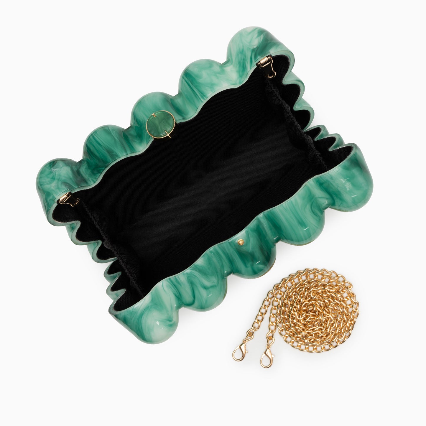 Lustrous Pearl Dome Clutch – FIORENE