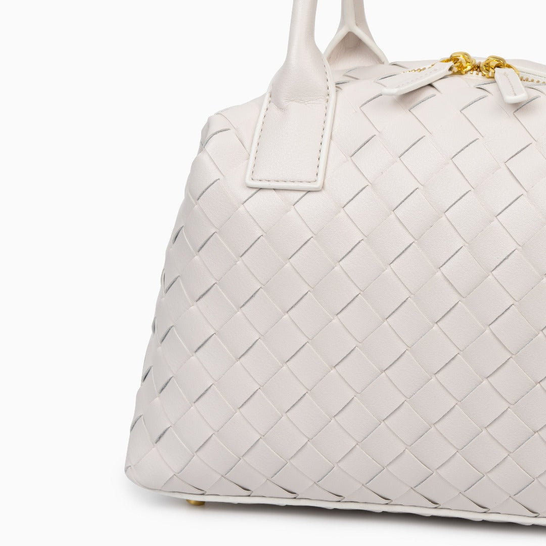 Noir Woven Handbag – FIORENE