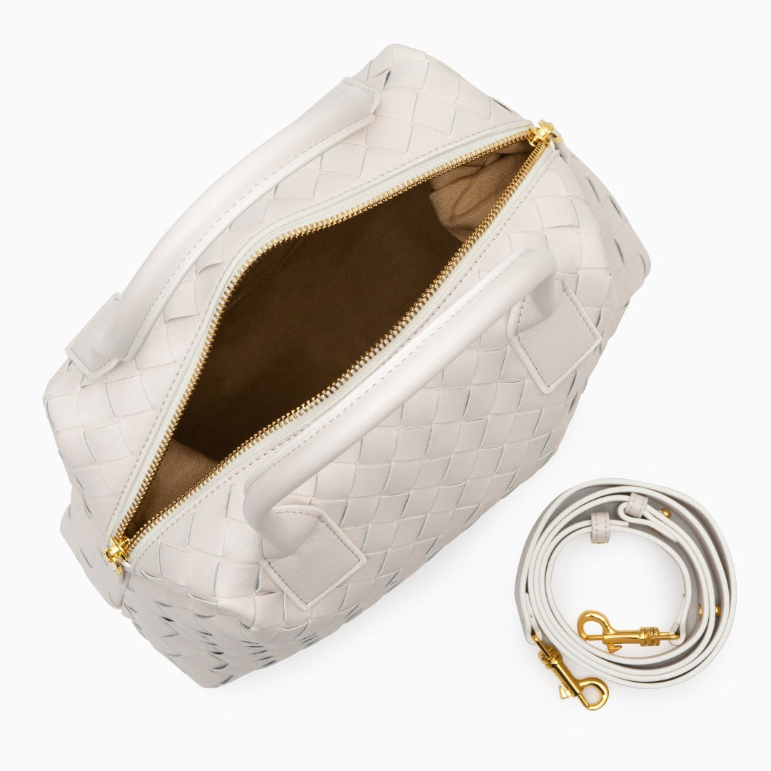 Noir Woven Handbag – FIORENE