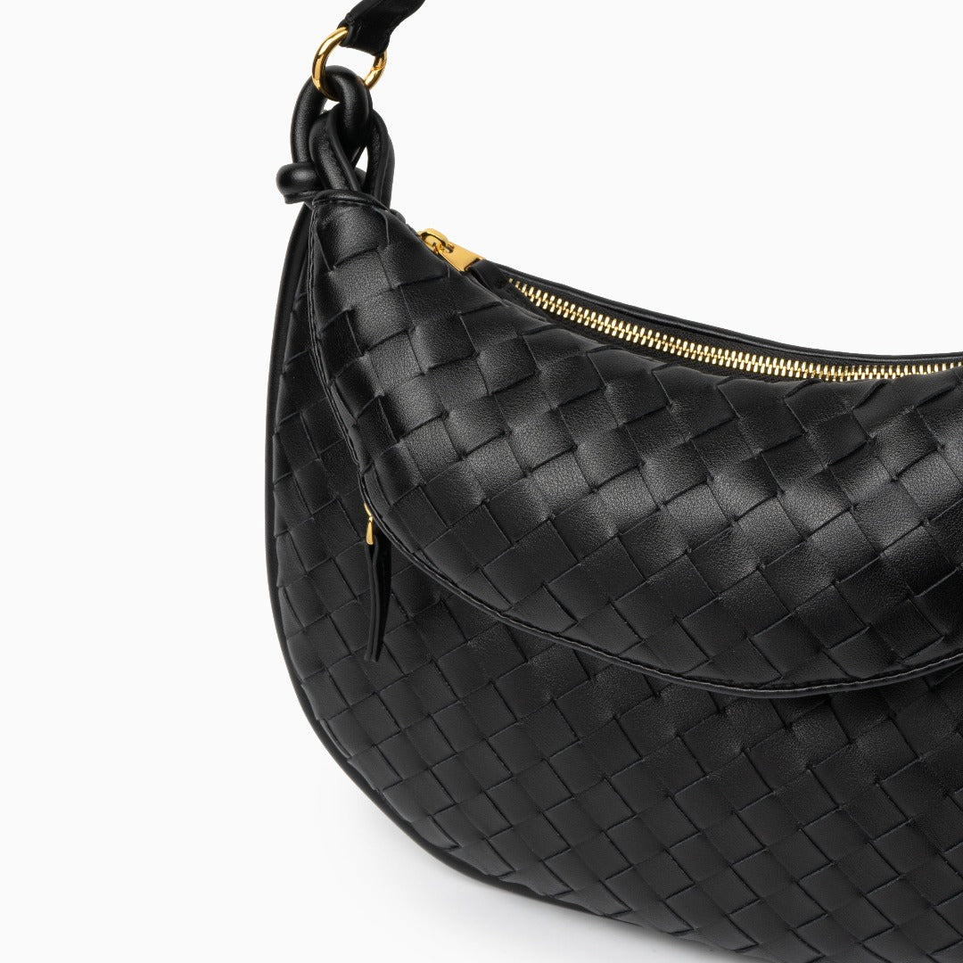 Espresso Woven Handbag – FIORENE