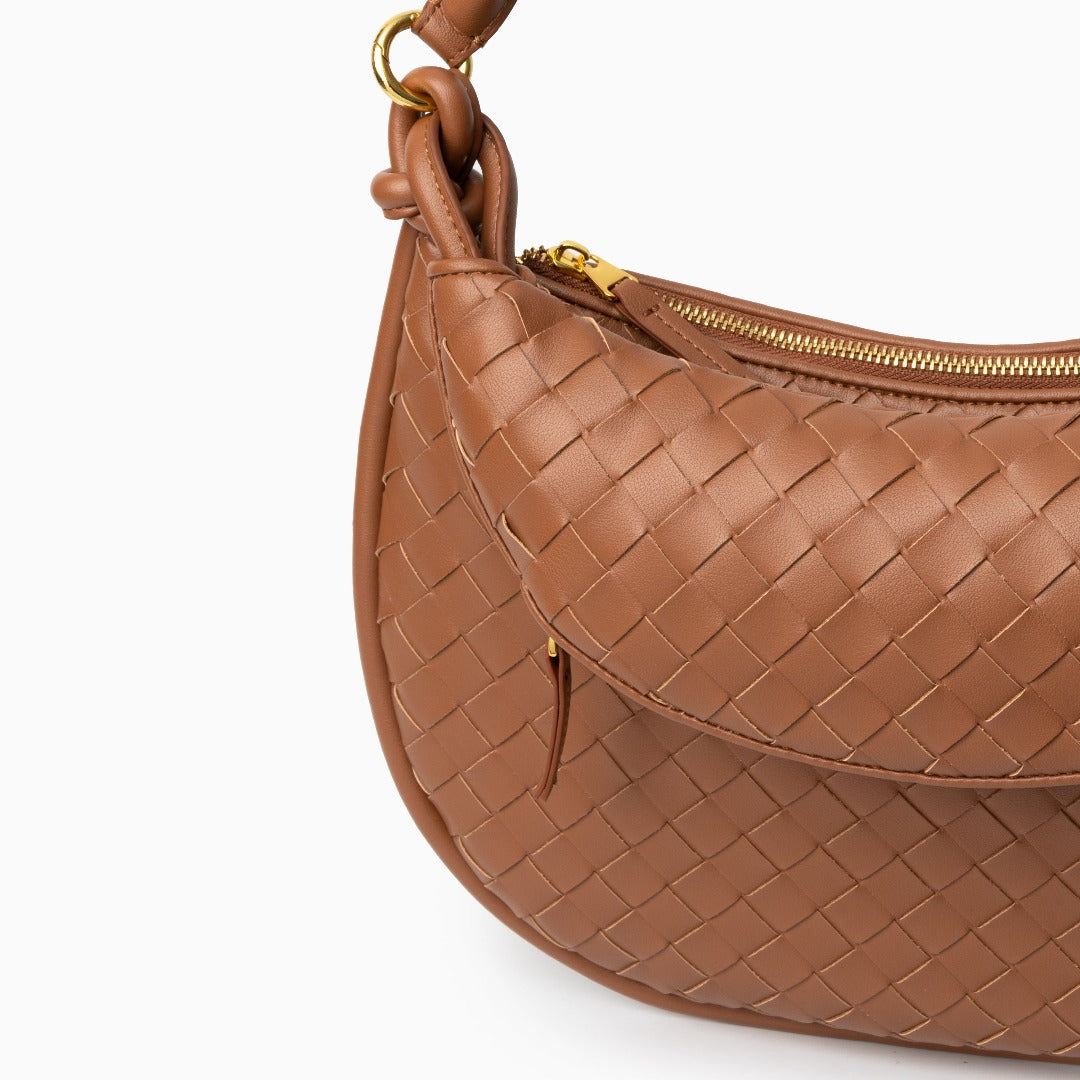 Espresso Woven Handbag – FIORENE