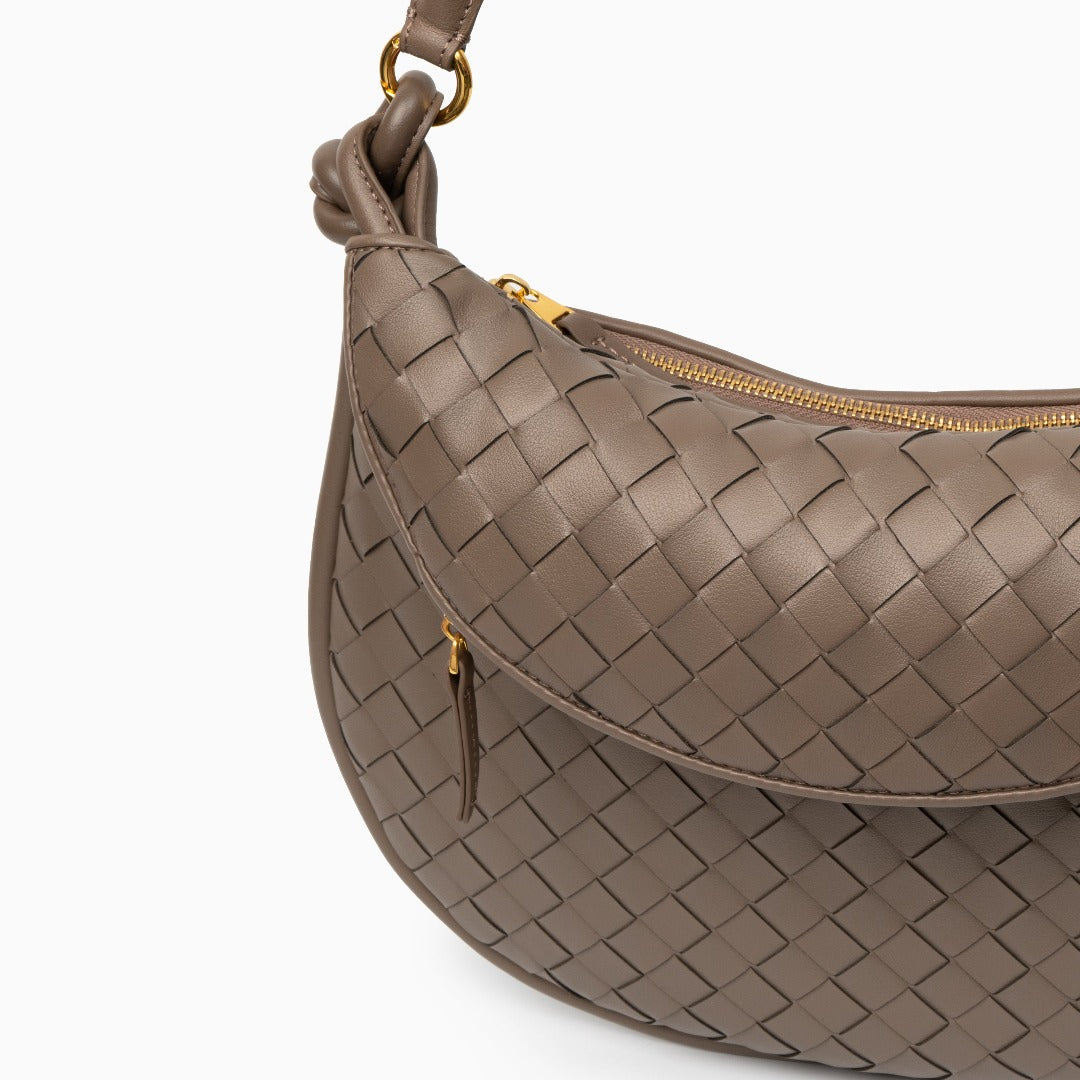 Espresso Woven Handbag – FIORENE
