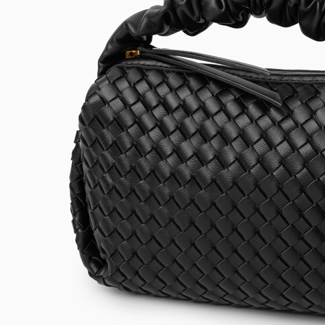 Onyx Woven Handbag – FIORENE
