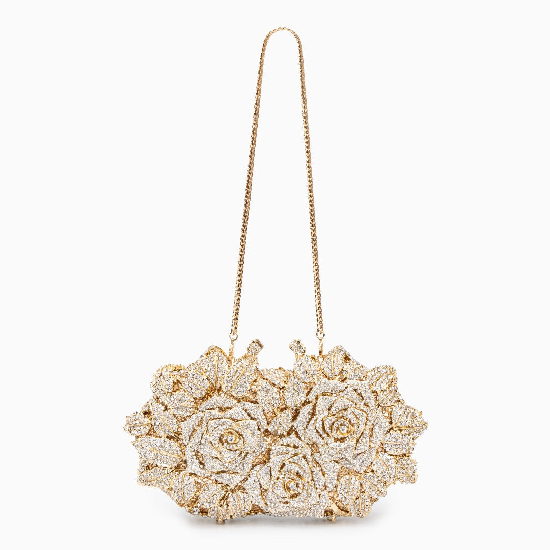 Aurielle Golden Rose Clutch – FIORENE
