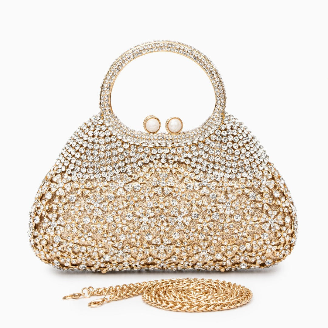 Golden Stardust Clutch Bag – FIORENE