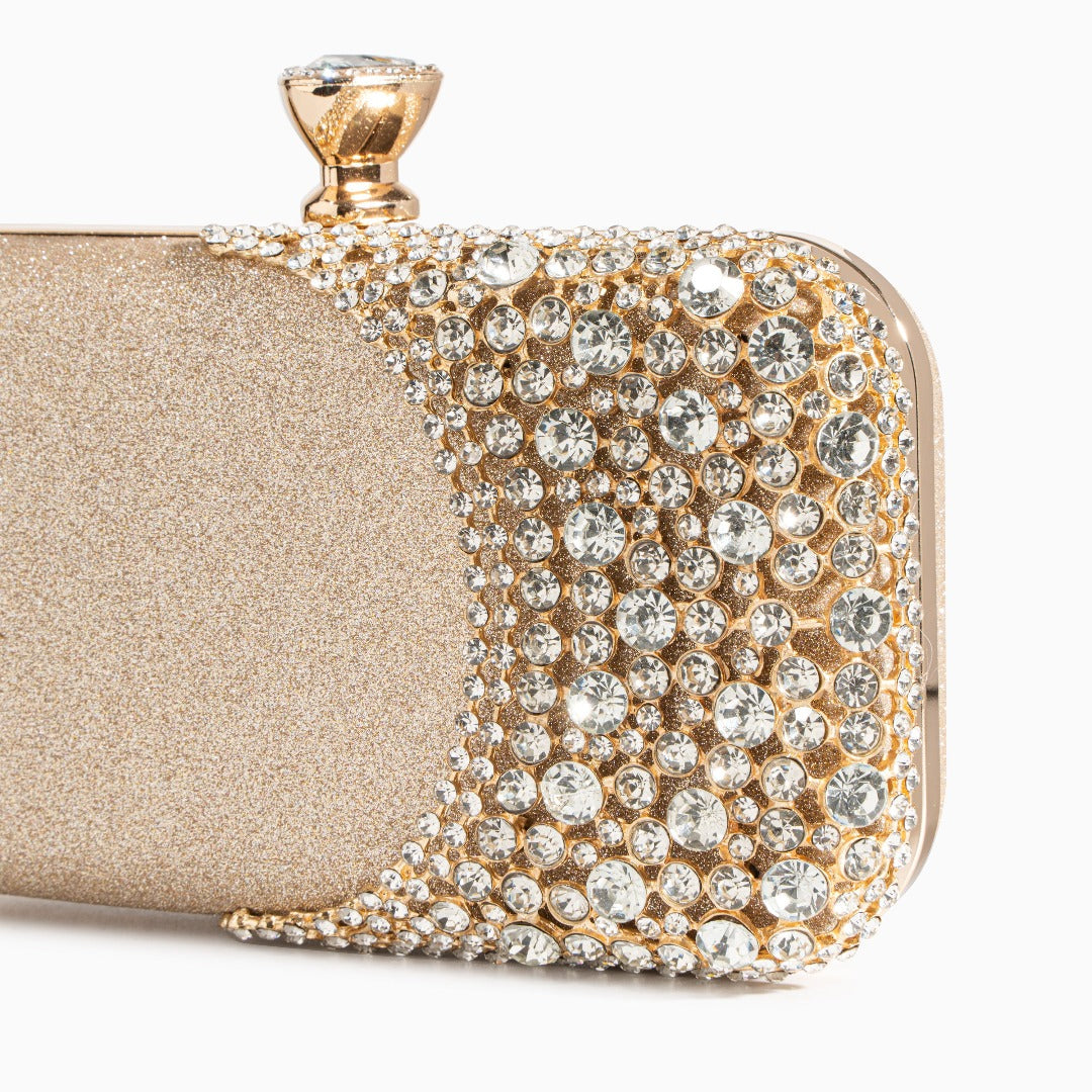 Aurora Crystal Drop Clutch – FIORENE