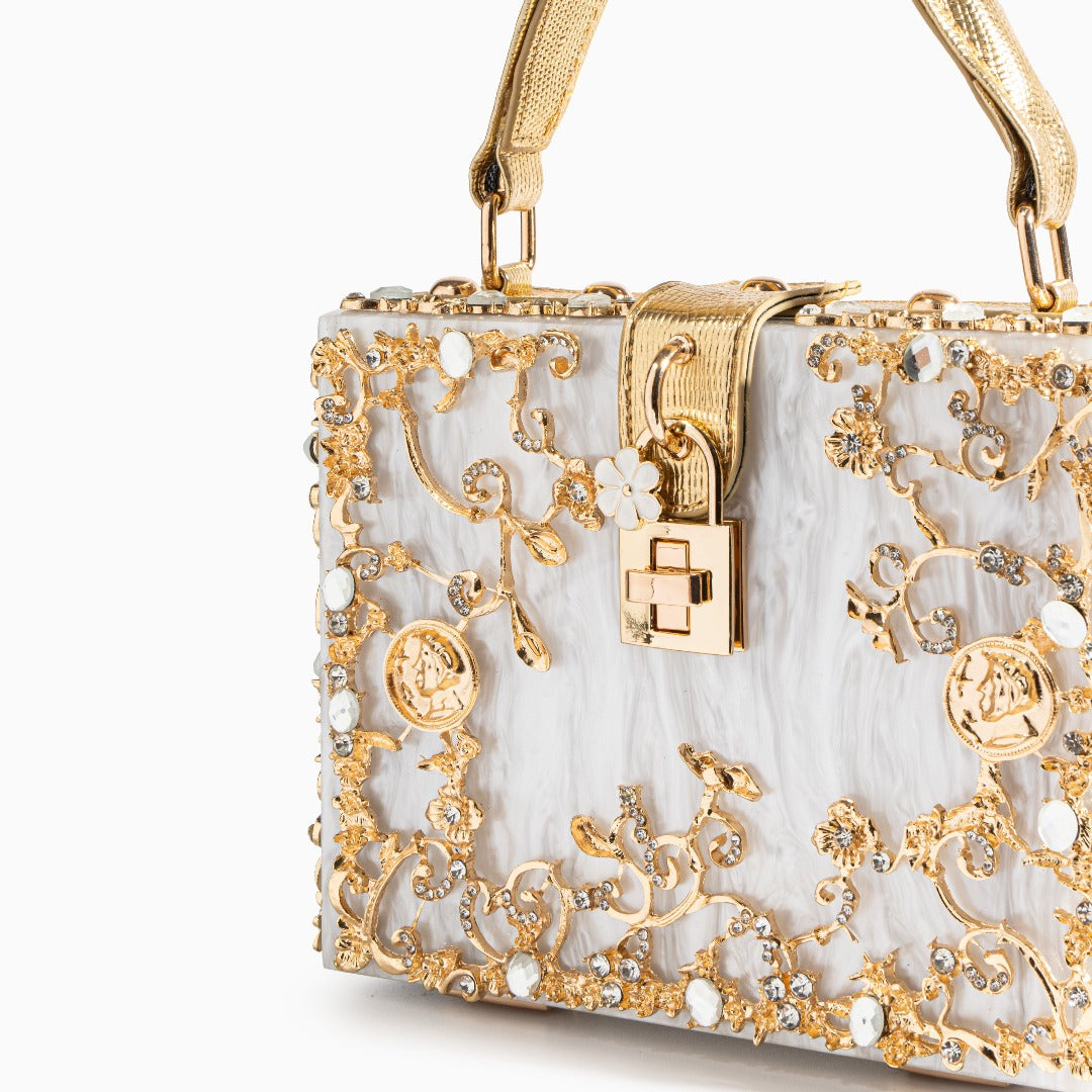 Aurora Baroque Pearl Handbag – FIORENE