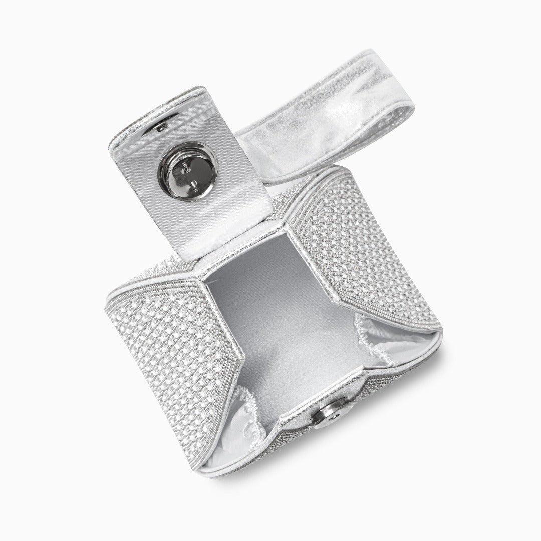 Silver Temple Handbag – FIORENE