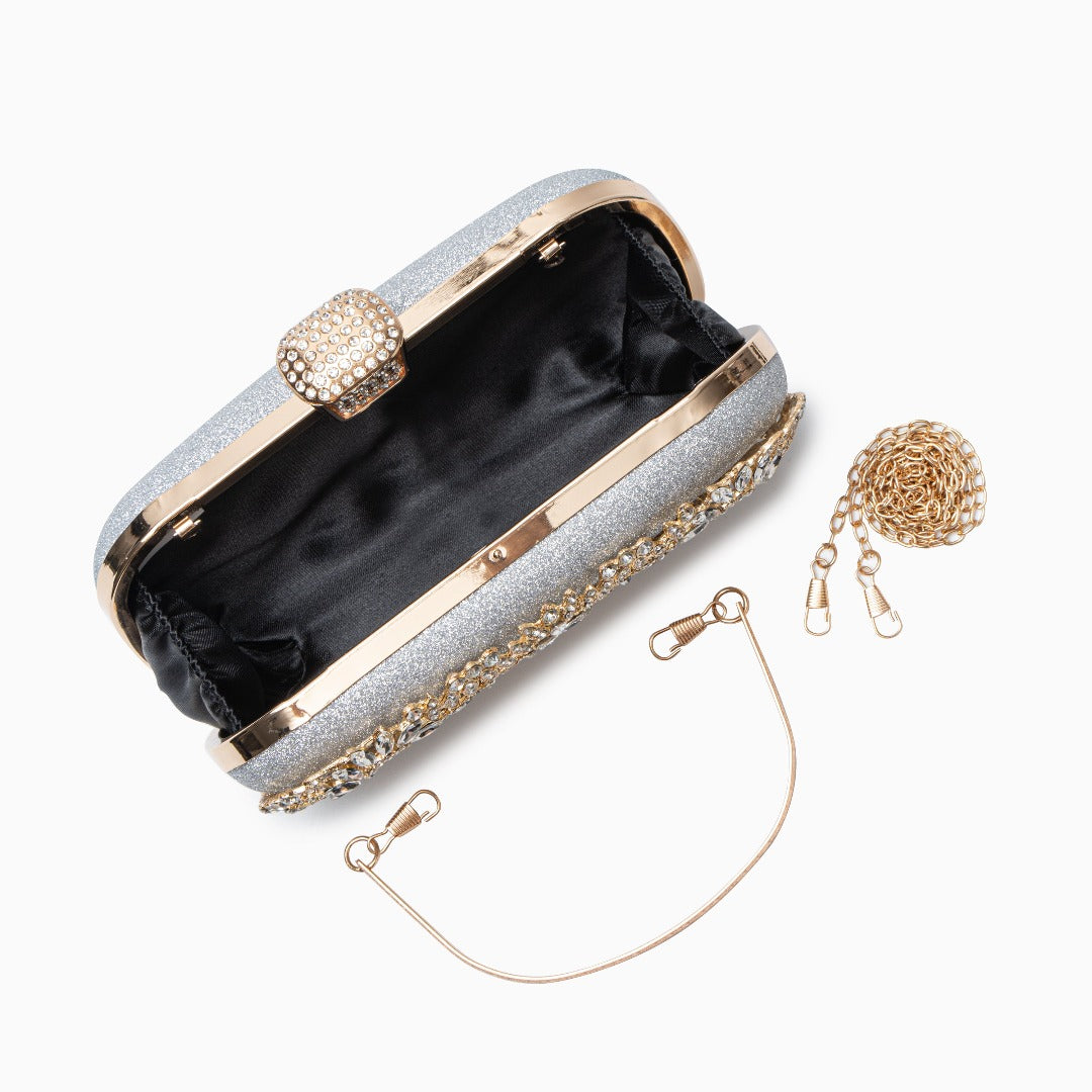 Aurora Royale Crystal Clutch – FIORENE