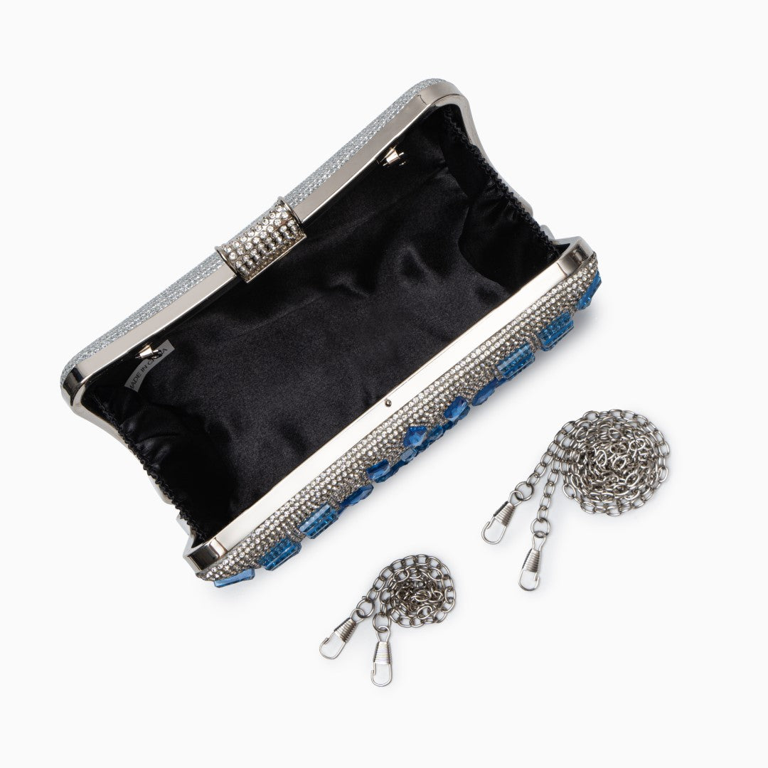 Sapphire Radiance Mosaic Clutch – FIORENE