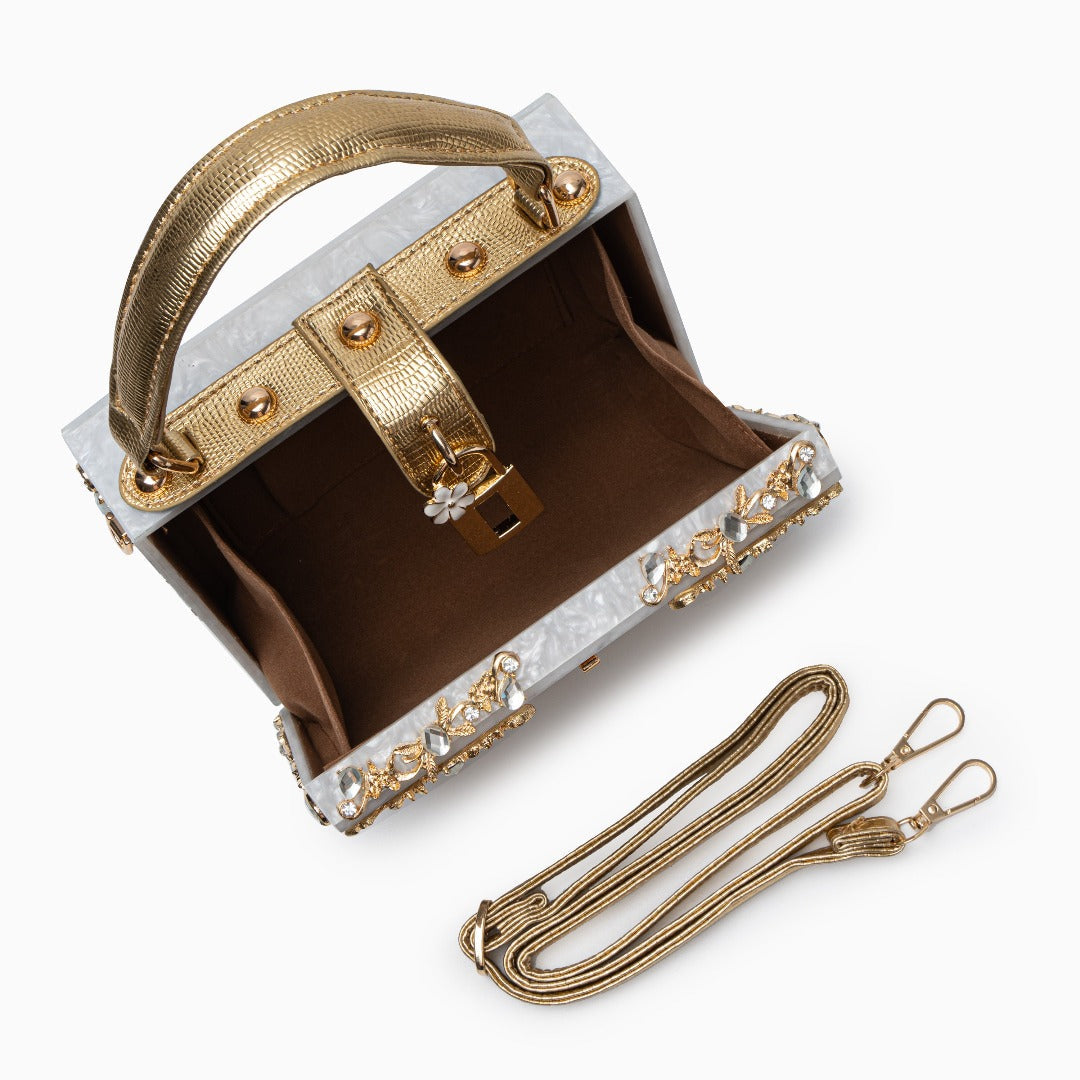 Aurora Baroque Pearl Handbag – FIORENE