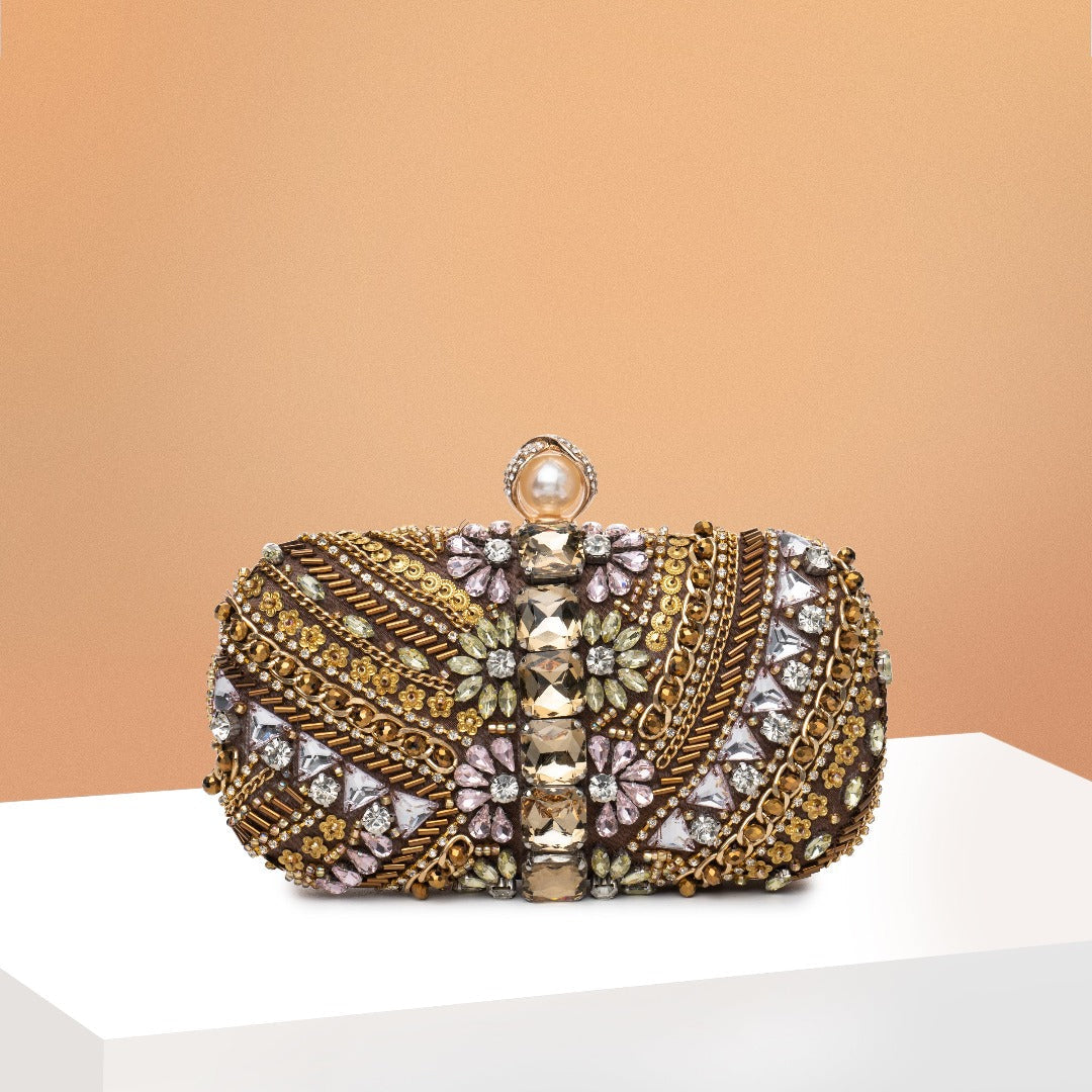 Baroque Blossom Pearl Clutch – FIORENE