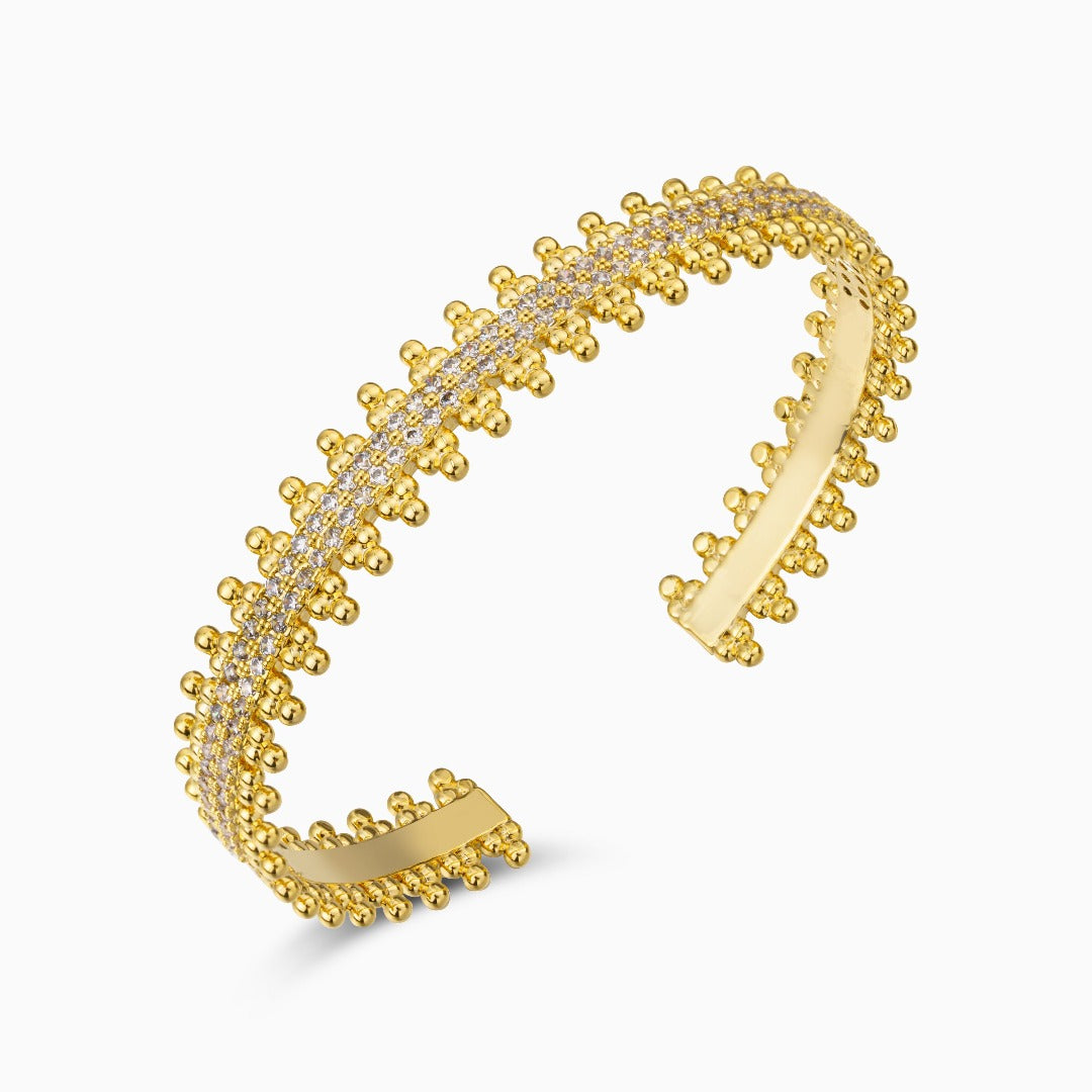 Regina Beaded Cuff & Ring Set – FIORENE