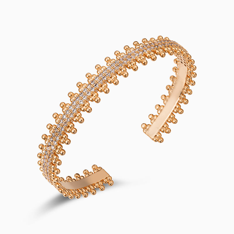 Regina Beaded Cuff & Ring Set – FIORENE