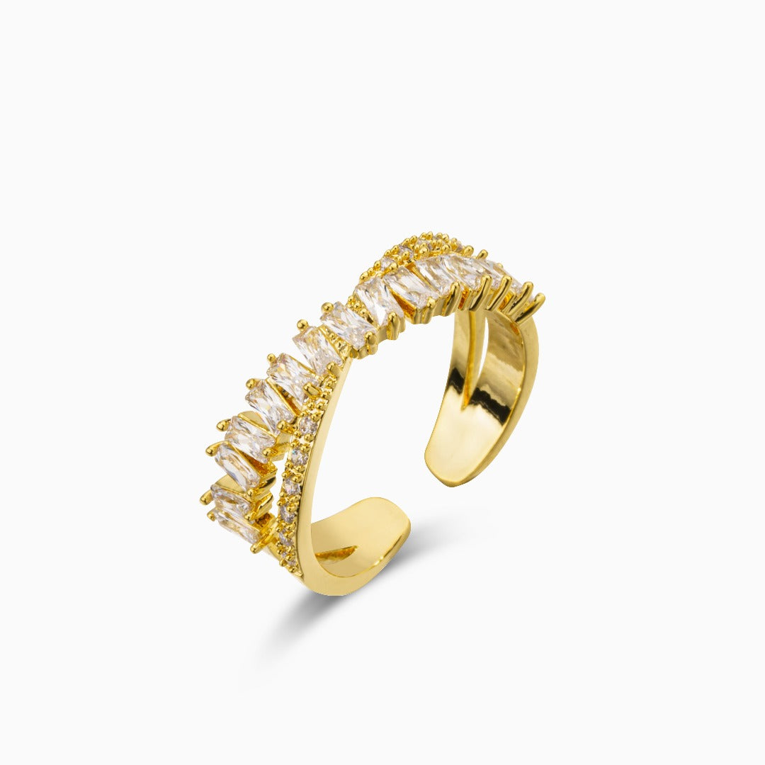 Celeste Baguette Cuff & Ring Set – FIORENE