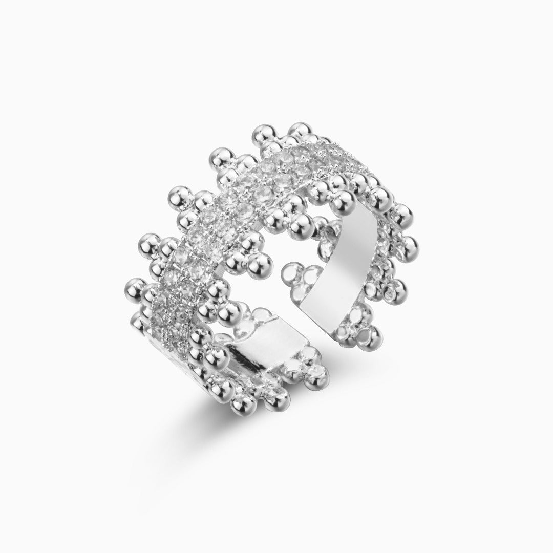 Regina Beaded Cuff & Ring Set – FIORENE