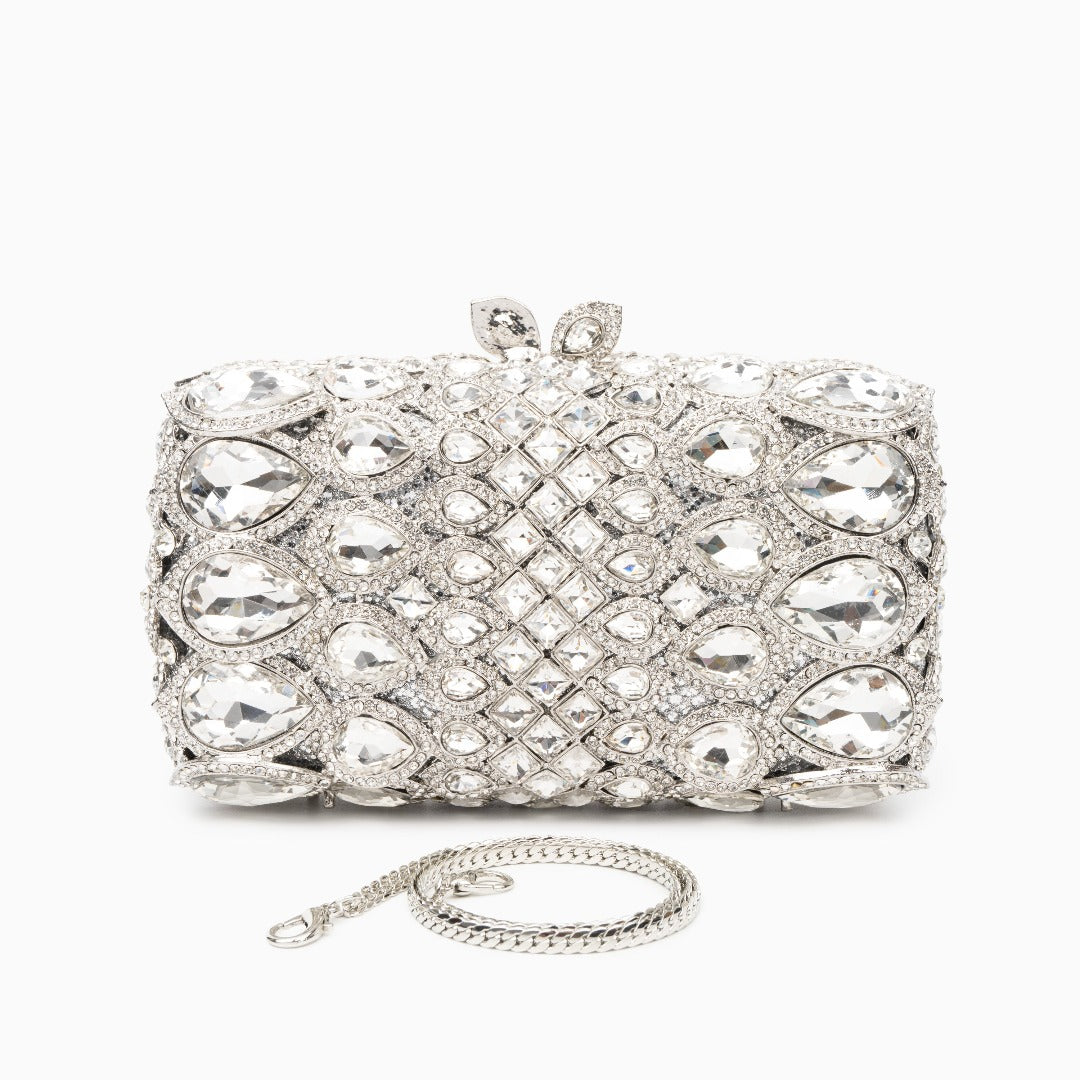 Diamond Frost Luxe Clutch – FIORENE