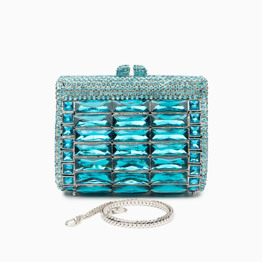 Aquamarine Prism Gem Clutch – FIORENE