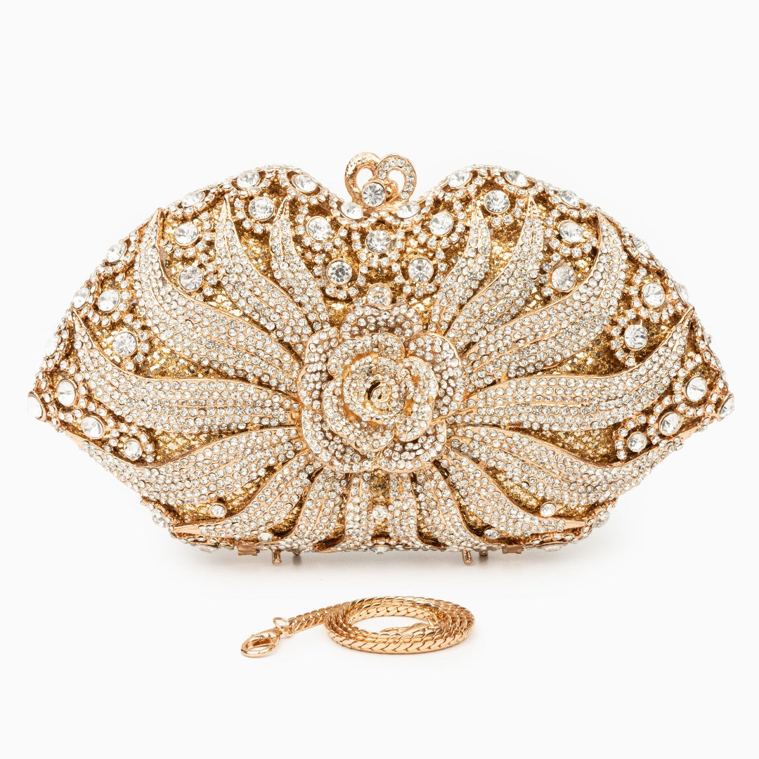 Golden Bloom Radiance Clutch – FIORENE