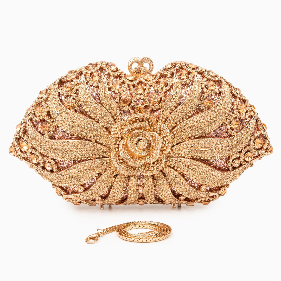 Golden Bloom Radiance Clutch – FIORENE