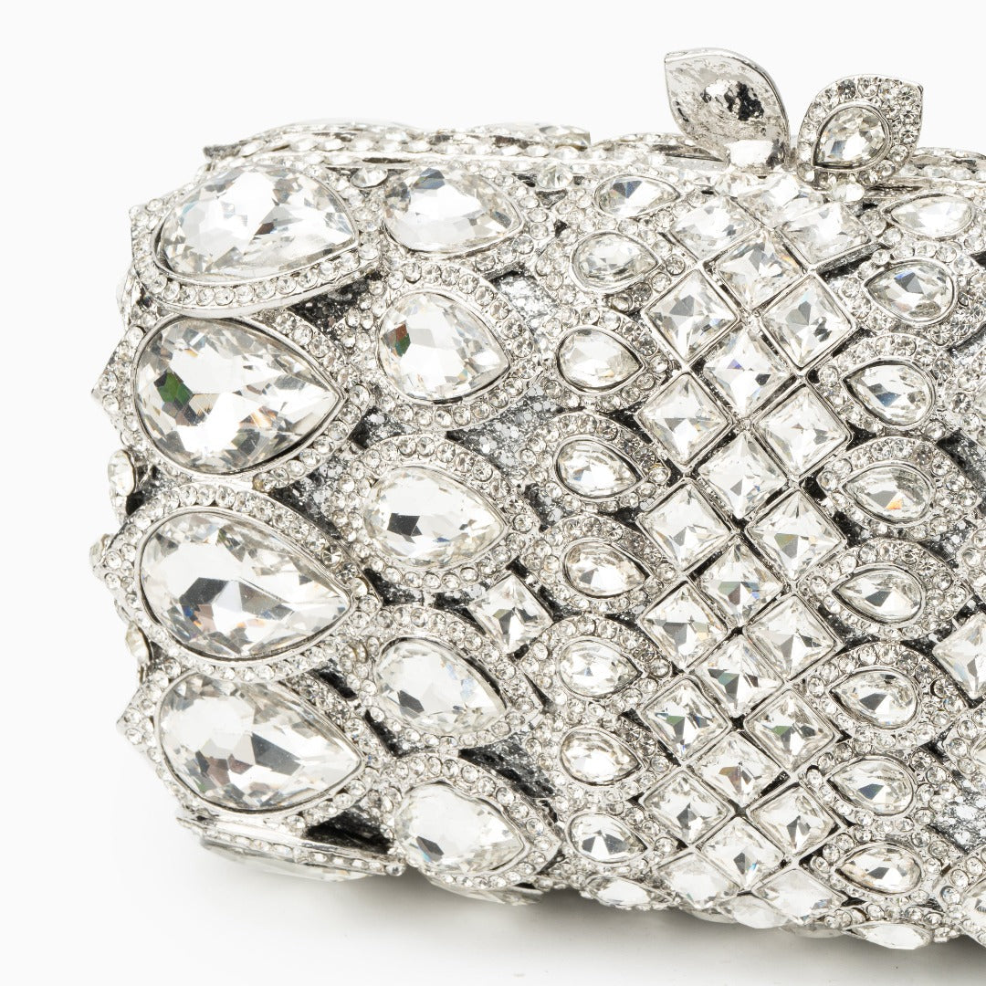 Diamond Frost Luxe Clutch – FIORENE