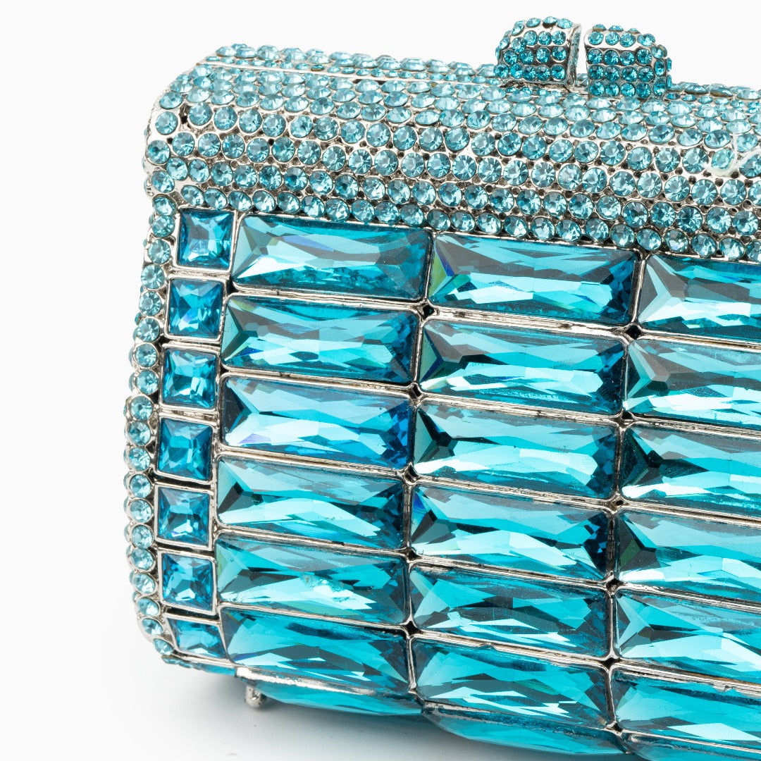 Aquamarine Prism Gem Clutch – FIORENE
