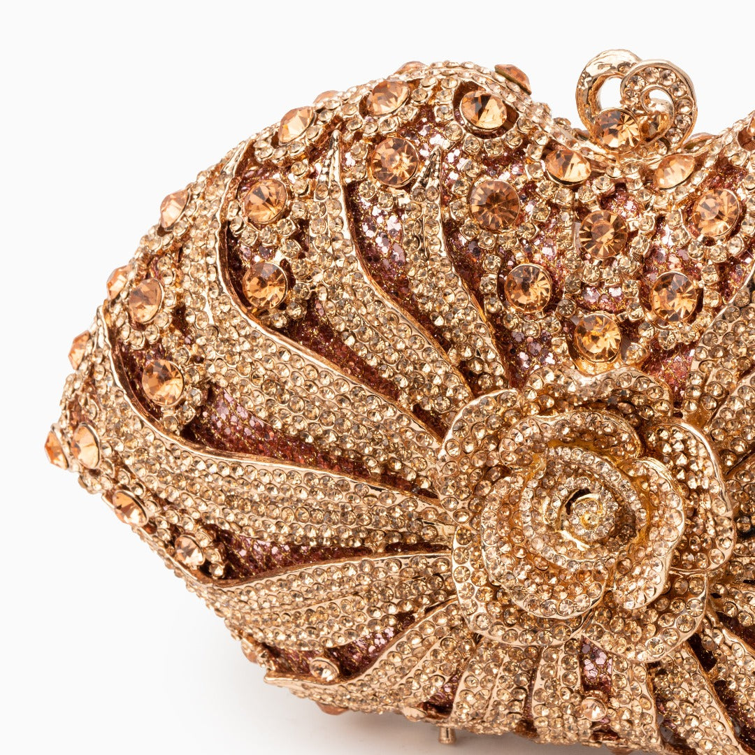 Golden Bloom Radiance Clutch – FIORENE