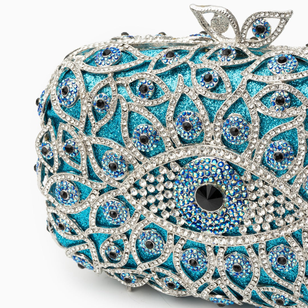 Mystic Azure Gaze Clutch – FIORENE