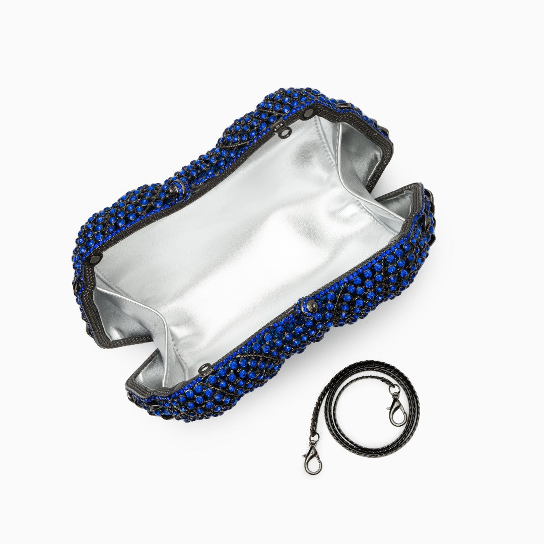Sapphire Twilight Fan Clutch – FIORENE