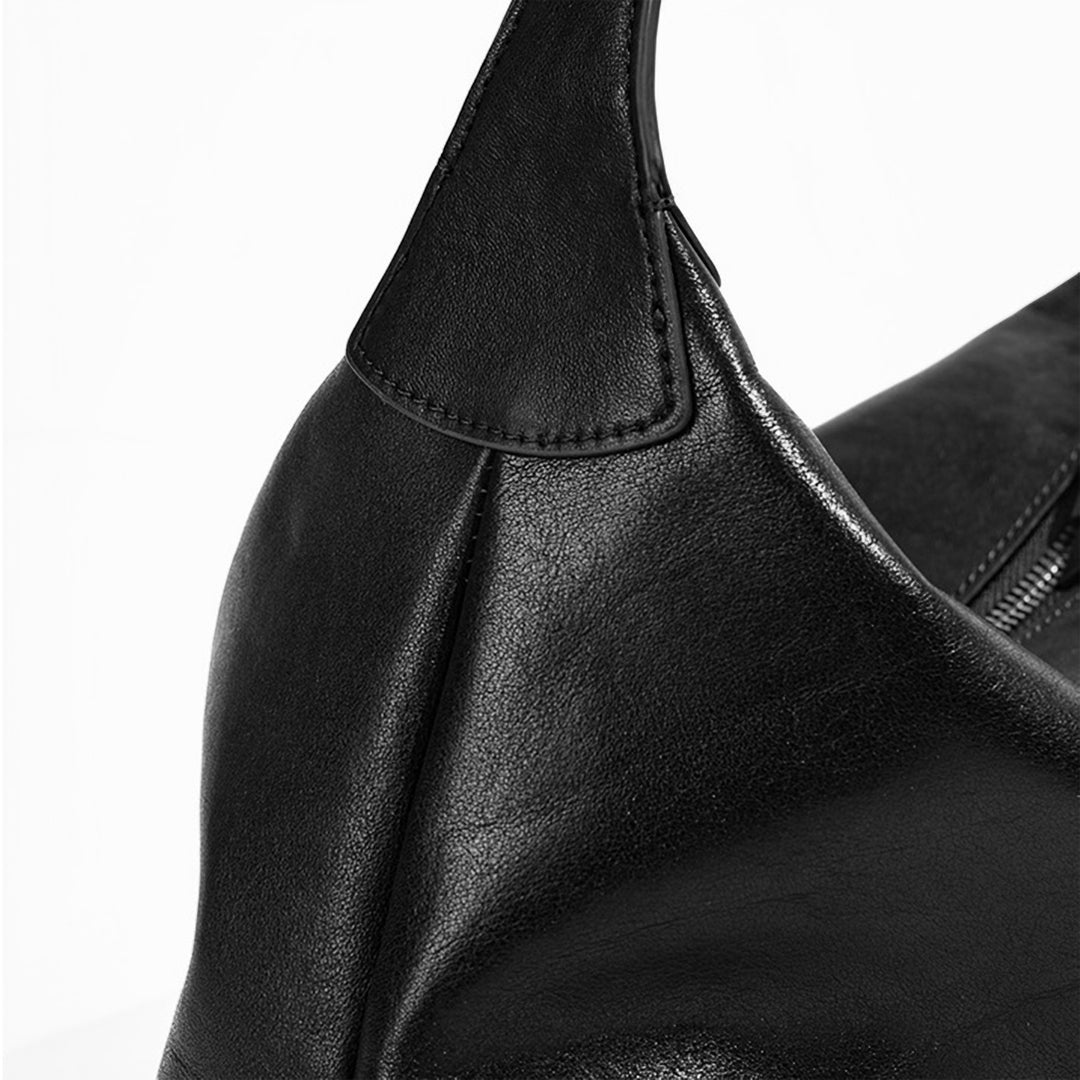 Merlot Crescent Shoulder Bag – FIORENE